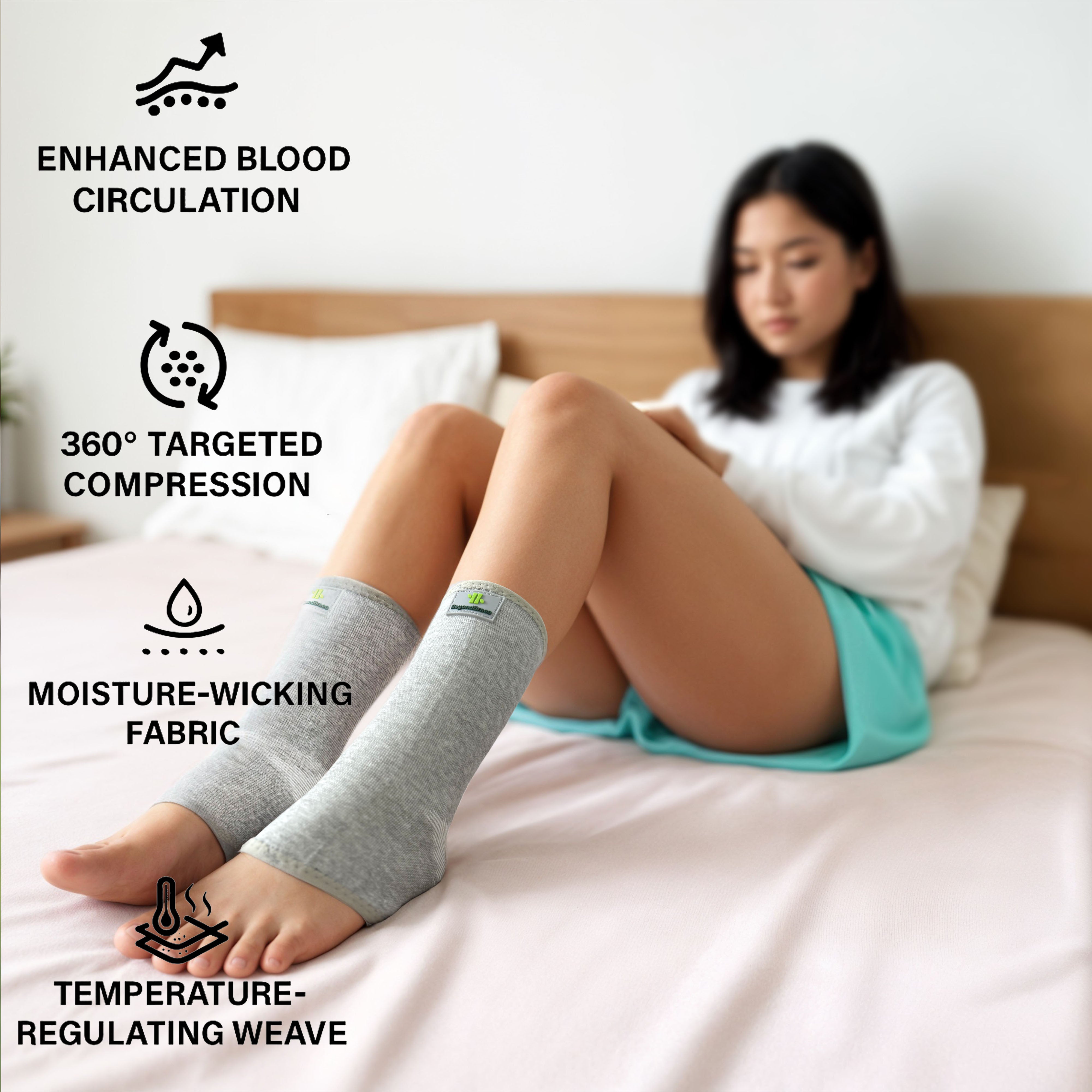 Bamboo Ankle Recovery Sleeve
