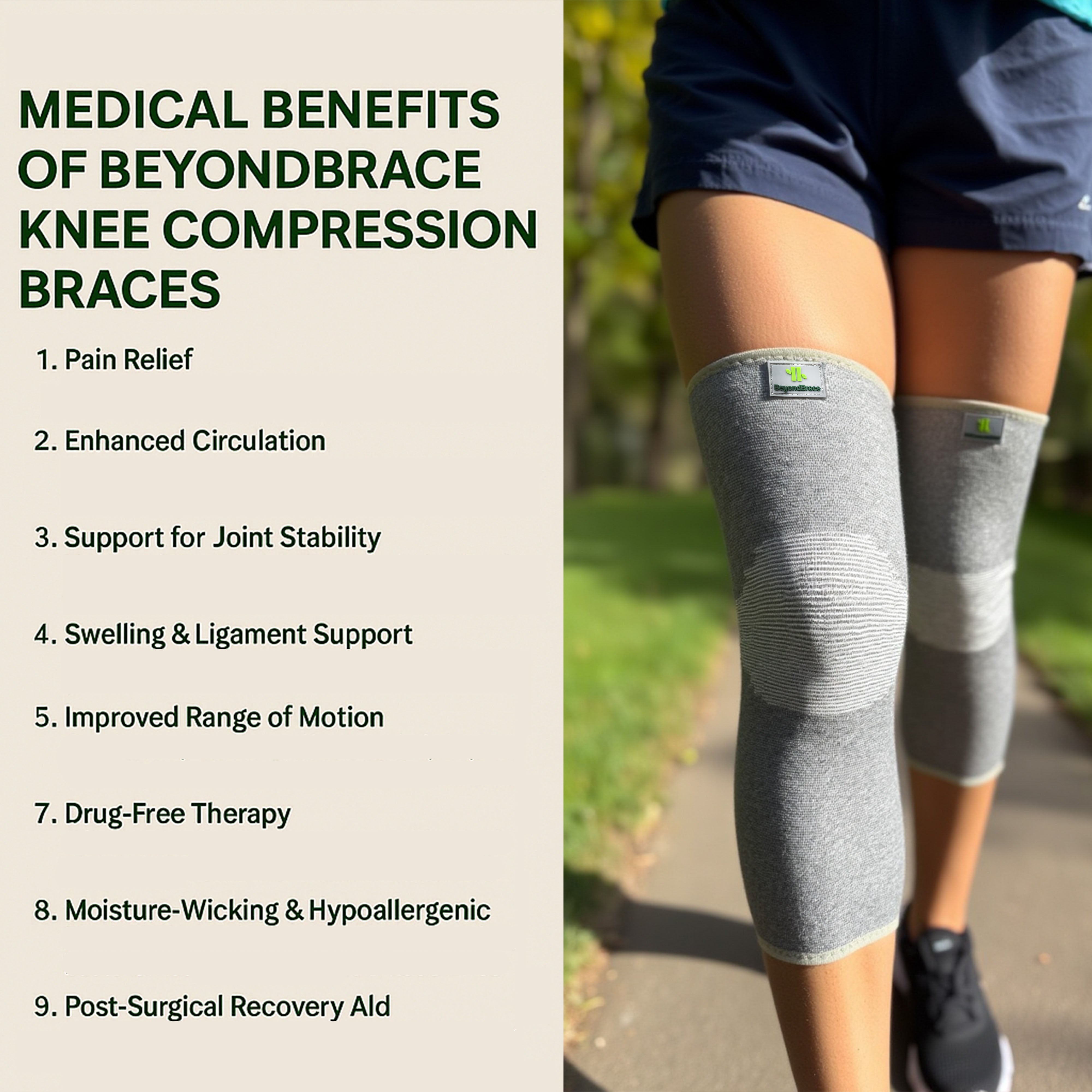 Bamboo Knee Support Sleeve