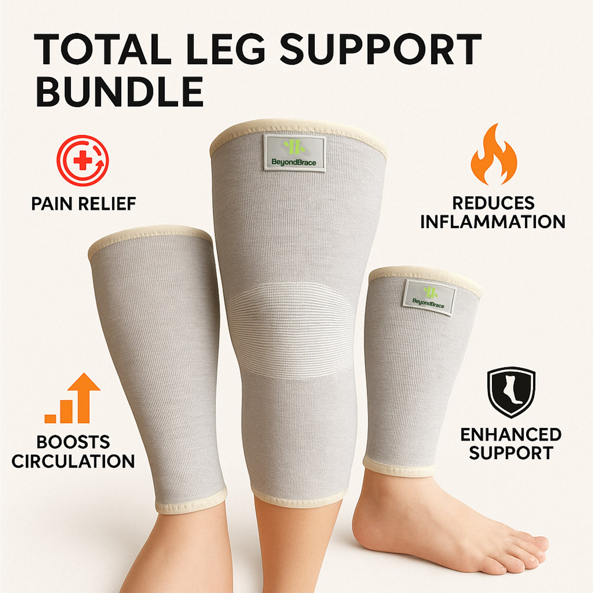 BeyondBrace Total Leg Support Bundle